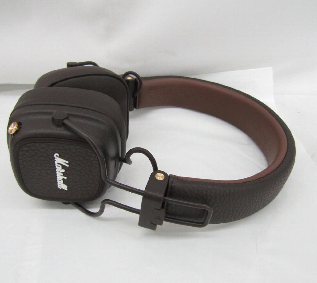 超美品 Marshall Major Ⅴ ワイヤレスヘッドホン ブラウン_28