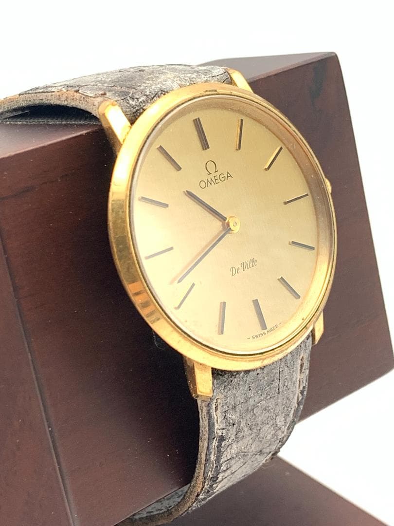 【不動】OMEGA De Ville ヴィンテージ　ゴールド 腕時計　ジャンク品