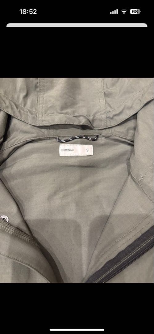 ルースイソンブラ　ドミンゴ PAA OVERSIZE ANORAK