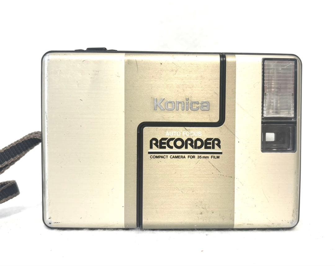 【動作品 希少】Konica RECORDER AUTO FOCUS ゴールド