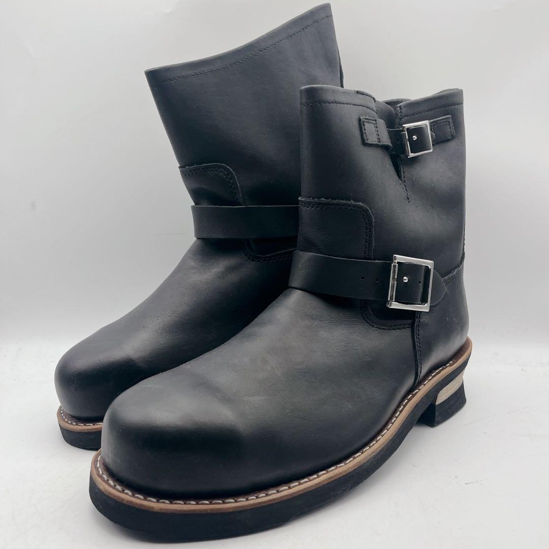 希少サイズ❗️極美品✨ホーキンス エンジニアブーツ 黒 29cm レザー 本革