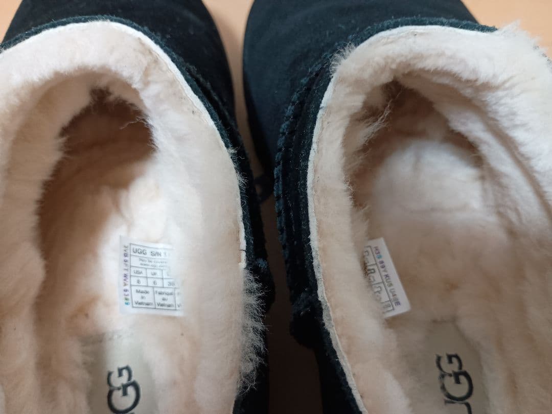 正規品ugg クラシックマイクロ　ブラック 25cm スリッポン黒