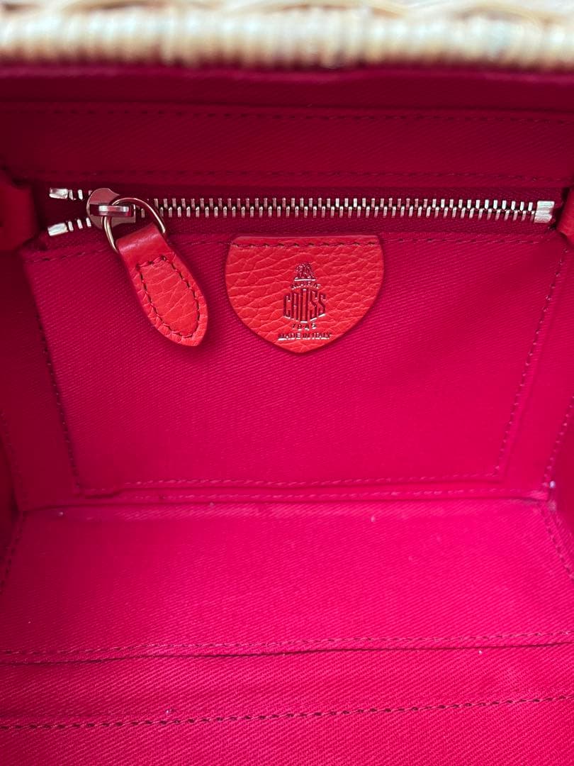 き*こ様 Mark Cross マーククロス　かごバッグ　カゴ　ショルダー　ラタ