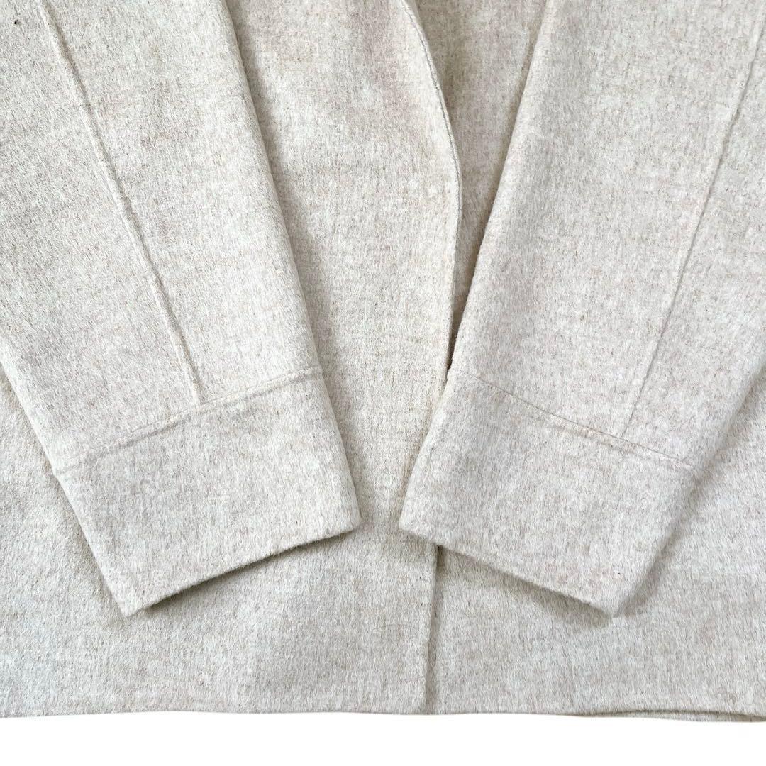 URBAN RESEARCH DOORS　ウールミドルガウンコート　ベージュ