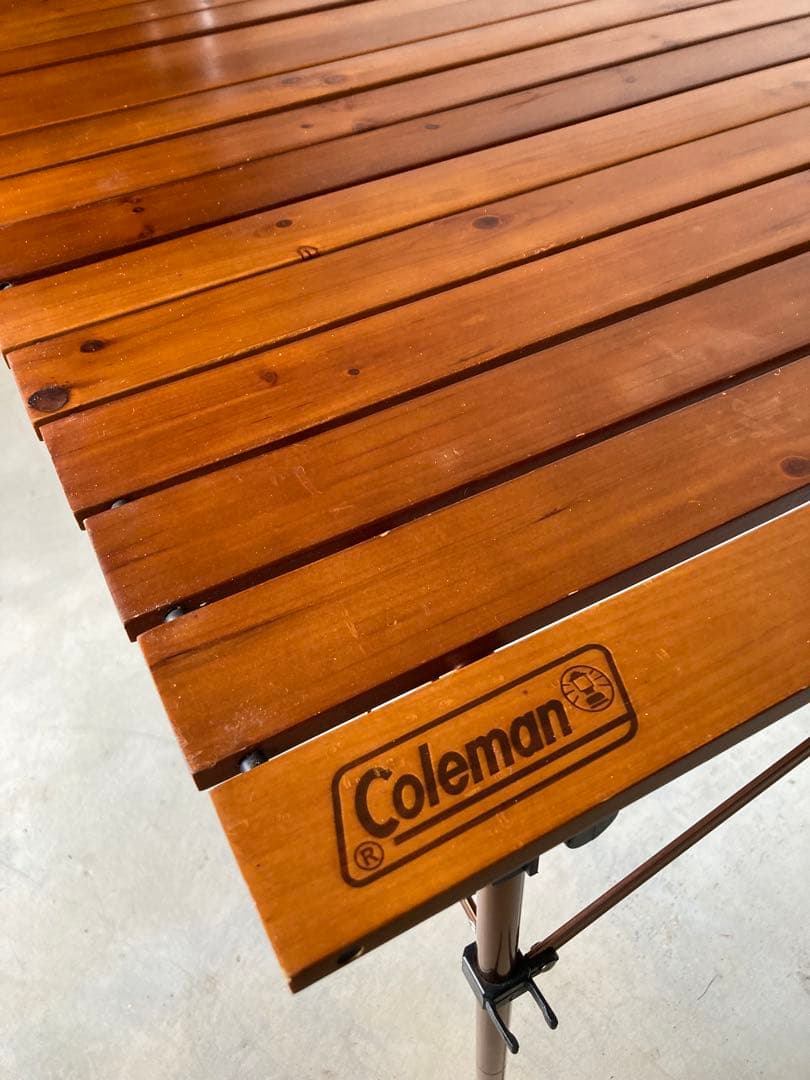 【限定品】Coleman ウッドロールテーブル40thリミテッド
