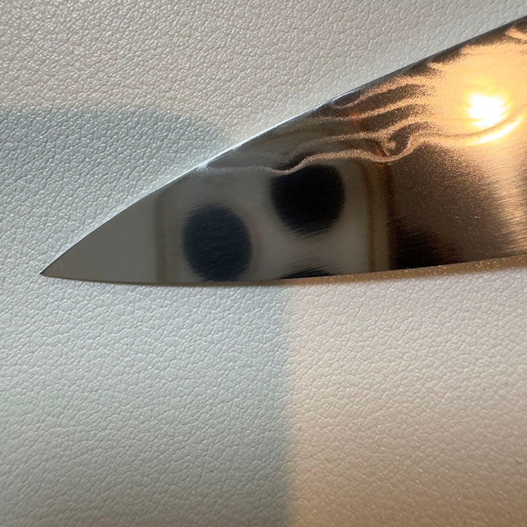 尺300mm 柳刃包丁 墨流しダマスカス　黒檀八角柄　刺身包丁 和包丁_