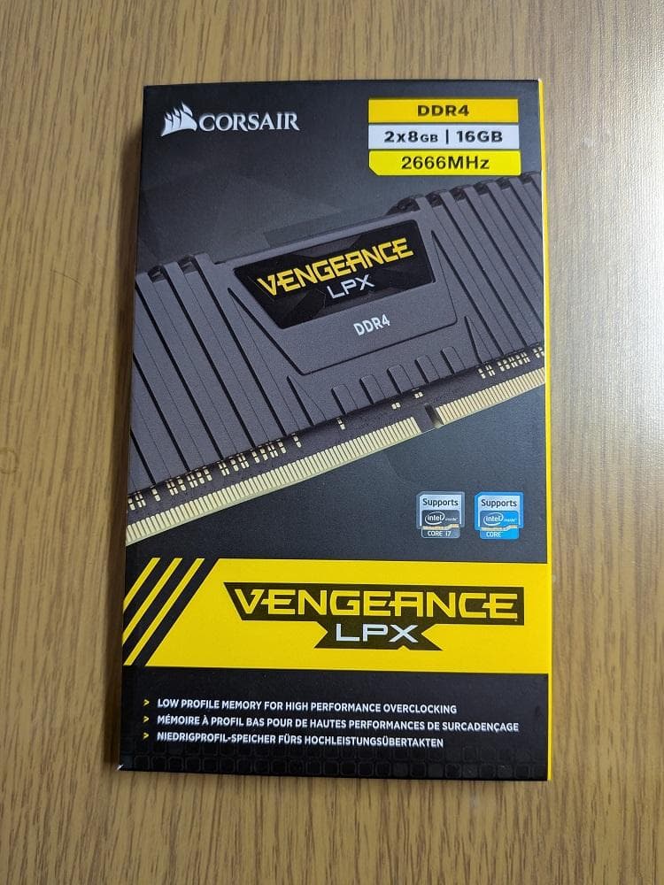 CORSAIR DDR4 2666MHz 16GB(8GBx2枚) ②