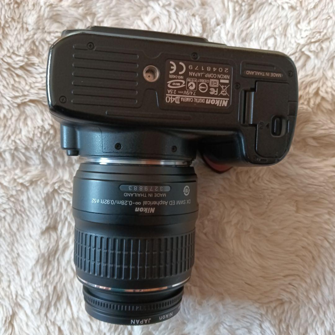 Nikon D40デジタル一眼レフ 18~55ミリ標準ズームカメラセット[美品]