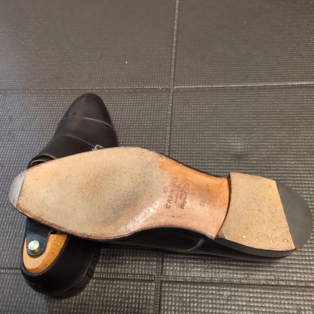 カルミナ　ブラック ダブルモンク サイズ7.5