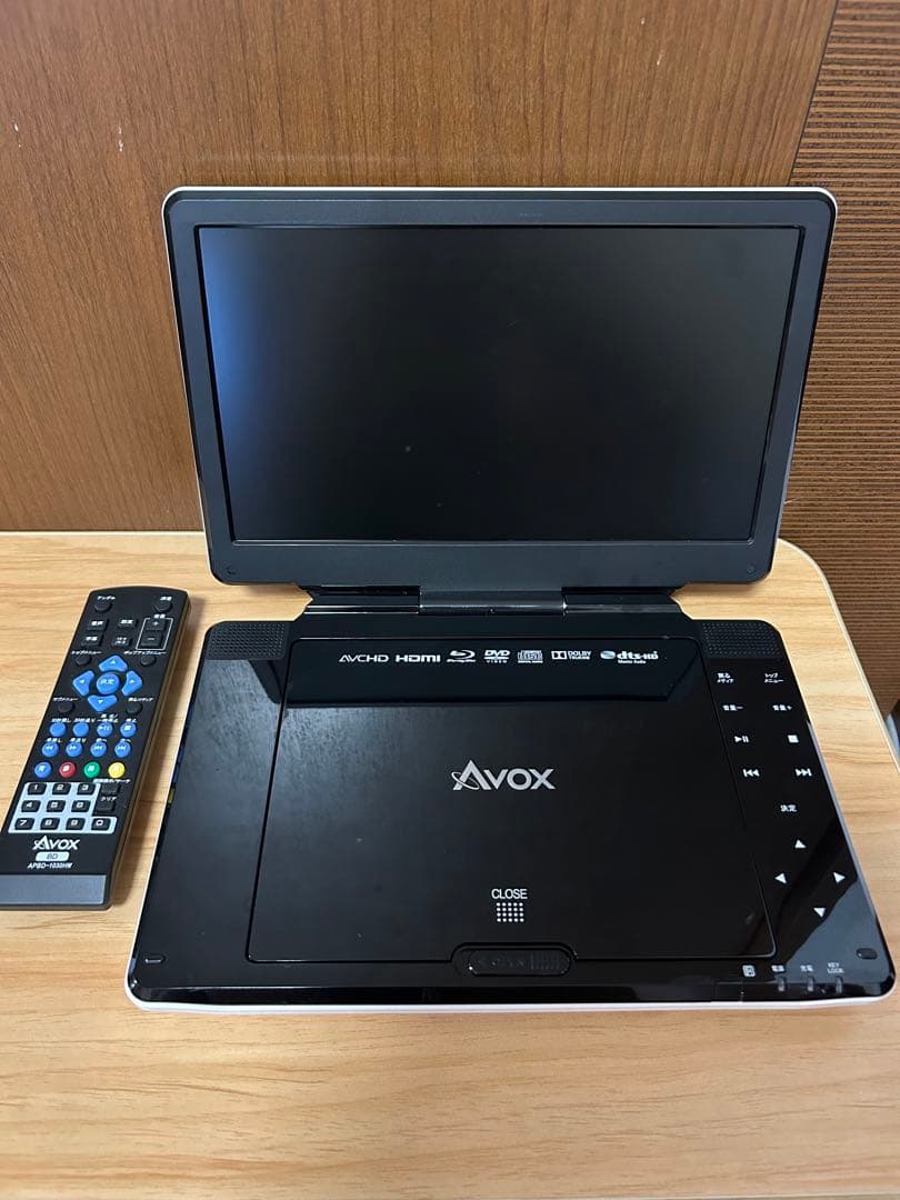 Avox ブルーレイプレーヤー リモコン付き 美品