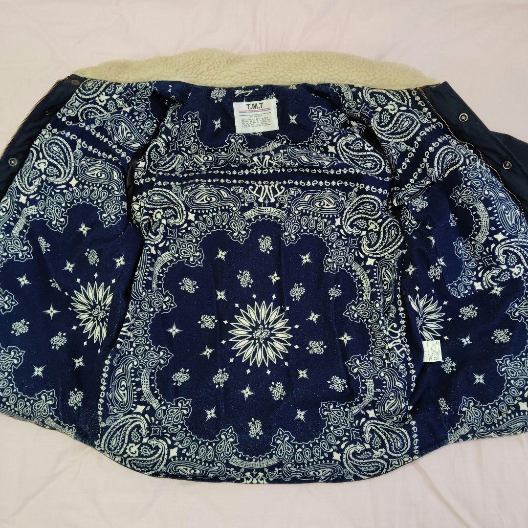 T.M.T　LEATHER COMBINATION DOWN JACKET