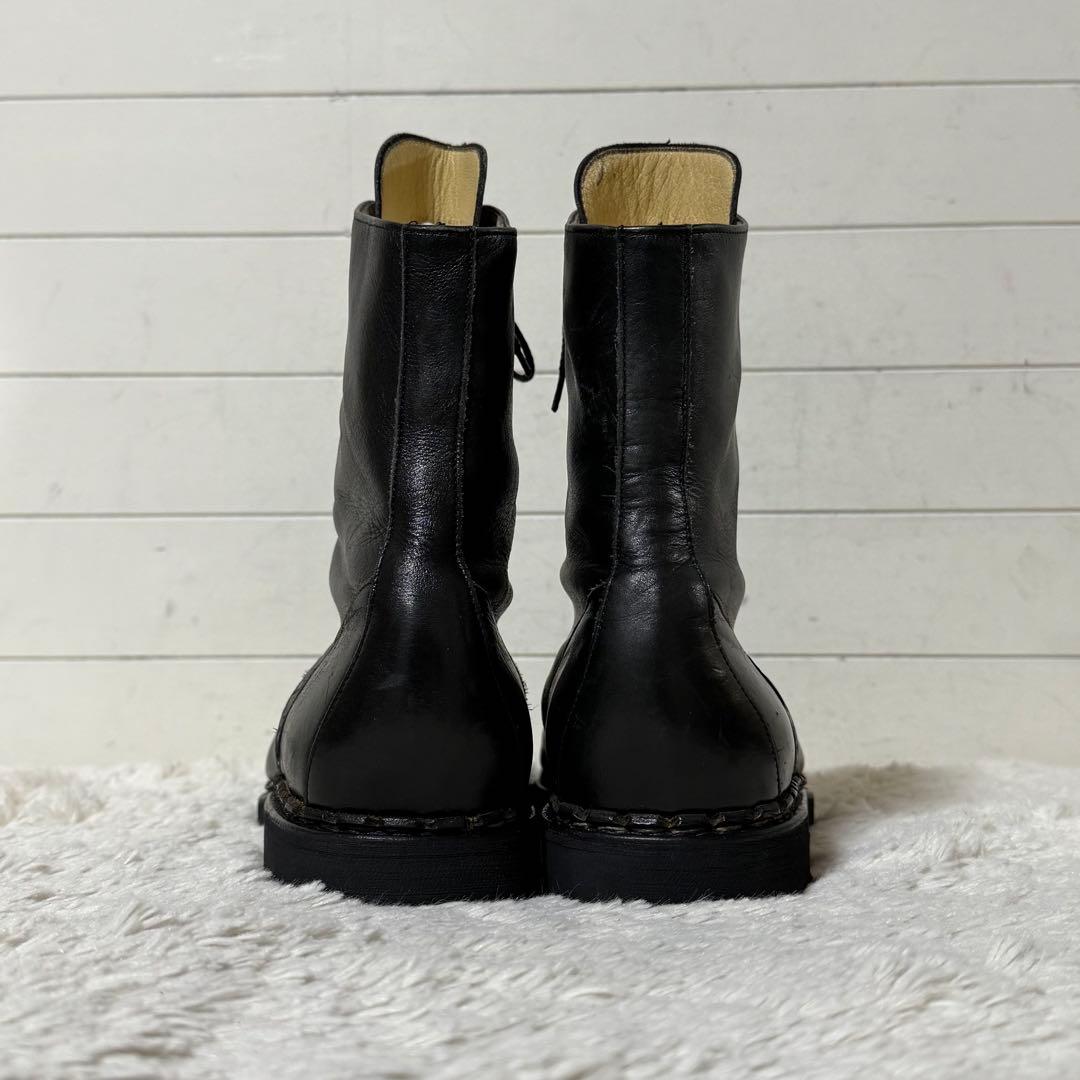 ⭐️極美品⭐️　タケガハラトシノスケ　レースアップブーツ　ブラック　レザー