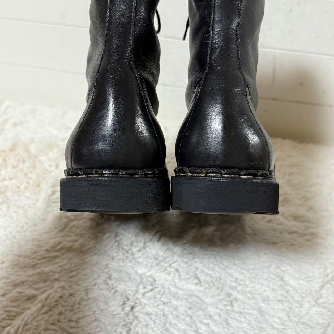 ⭐️極美品⭐️　タケガハラトシノスケ　レースアップブーツ　ブラック　レザー