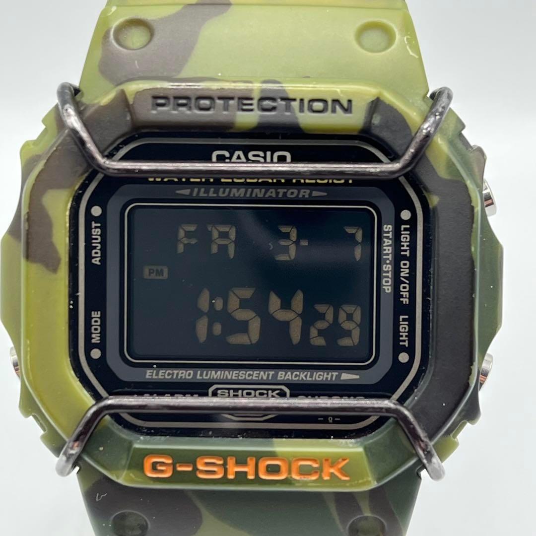 ★CASIO カシオ G-SHOCK DW-5600E 迷彩柄 電池交換済★