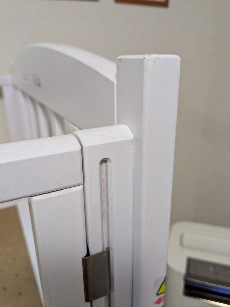 【なーのー様】ベビーベッド　ヤマサキ　ハイタイプベッド　プチモール　ホワイト