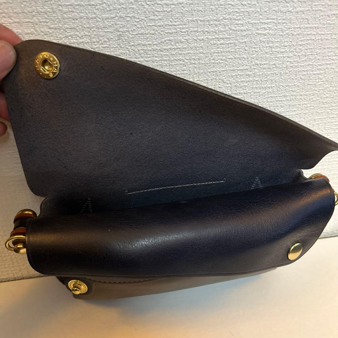 ビアベリーショルダーバッグ　ダブルフラップS ⭐️極美品⭐️