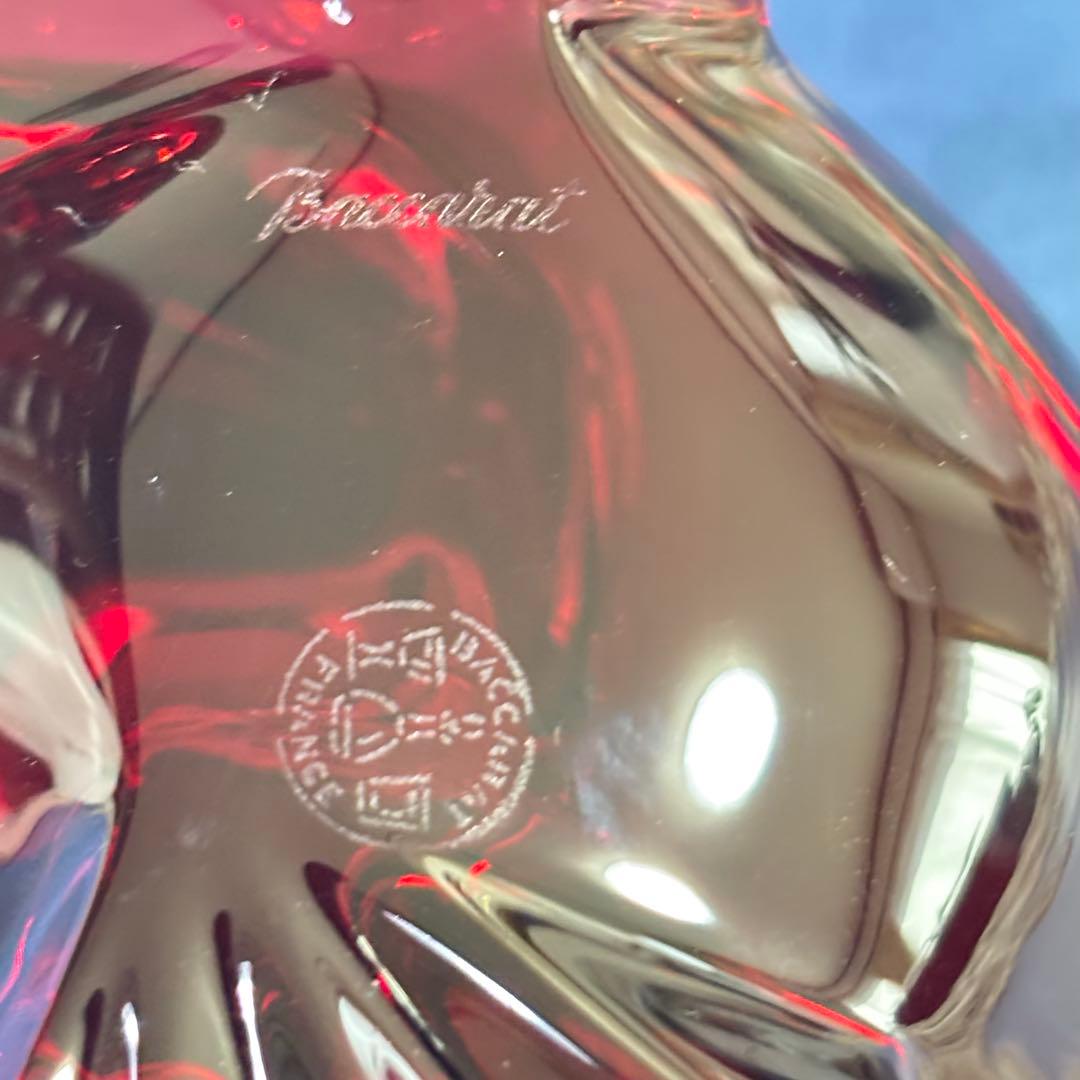 Baccarat バカラ ハトツガイ レッド フィギュリン
