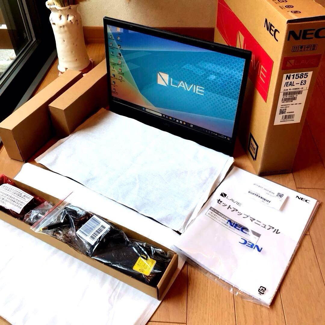 【ほぼ未使用】動作確認程度・美品N1585/EAL(新品M.2SSD 1TB)