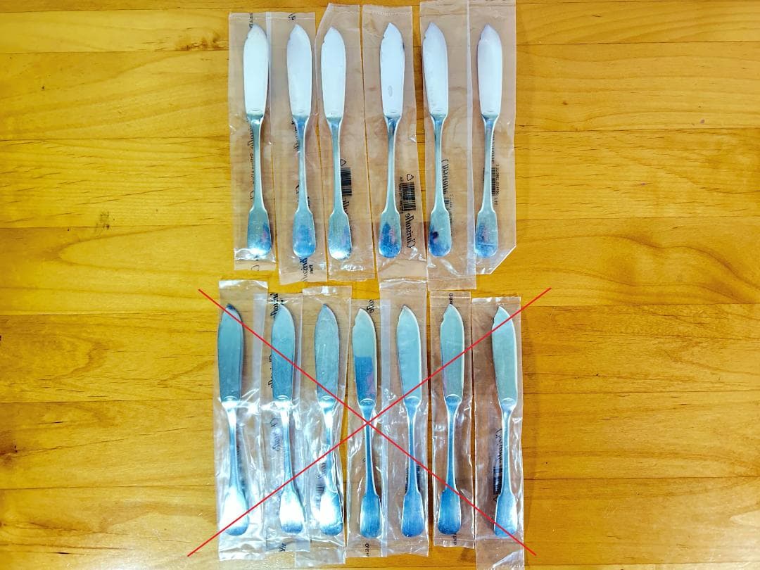 きなこ 未使用 クリストフル クリュニー カトラリーセット 18本