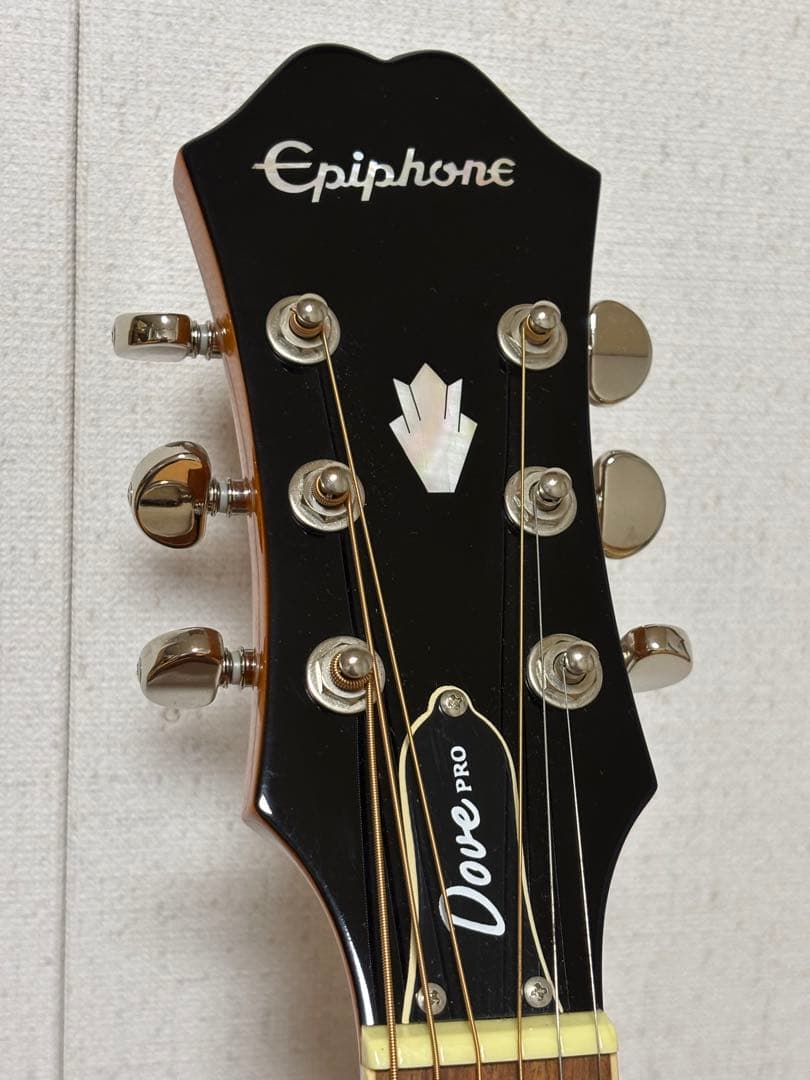 特別値引き‼️程度極上❗️EpiphoneエピフォンDOVE PRO/VB エレアコ