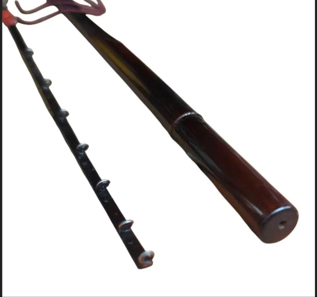 別誂 旭信 一本作り ヘチ竿 鯨 穂先 鞘付き チヌ カワハギ 竹竿 旭信作