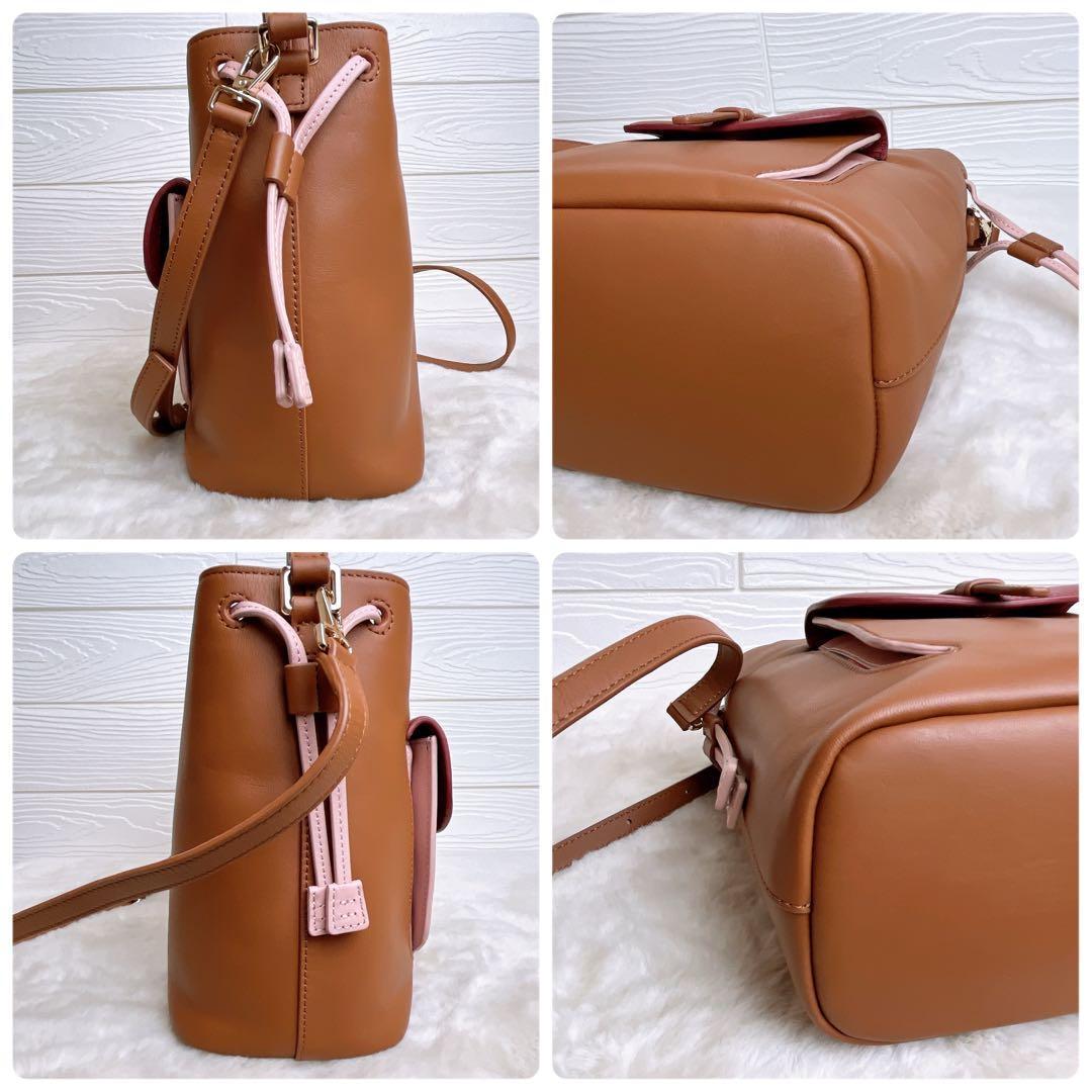 未使用☆Paul Smith ポールスミス 2wayショルダーバッグ ブラウン