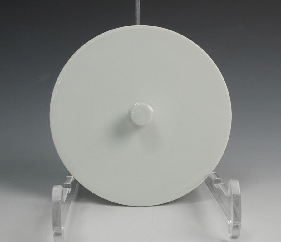 島田文雄 彩磁椿文水指 共箱 茶道具