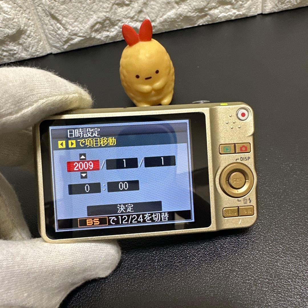 CASIO EXILIM ZOOM EX-Z90ゴールド　動作確認済　中古良品