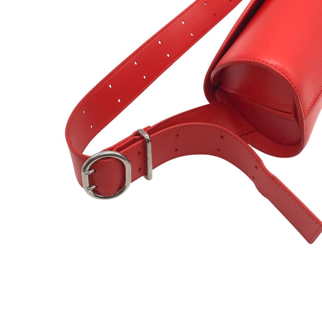 【現行品/極美品】ジルサンダー カンノーロ ショルダーバッグ スモール レッド