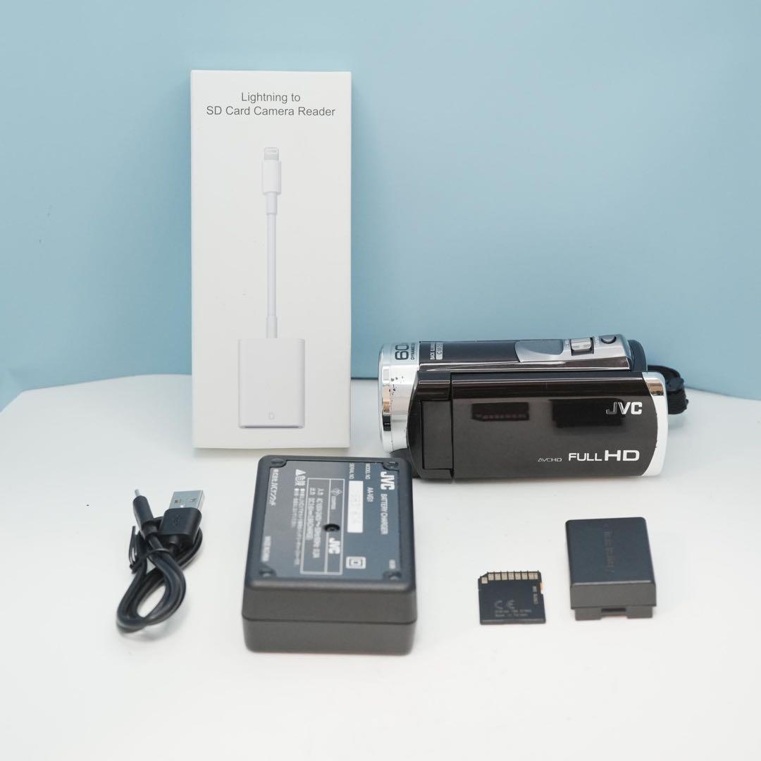 JVC Everio GZ-E355-T ビデオカメラ 美品 a4646