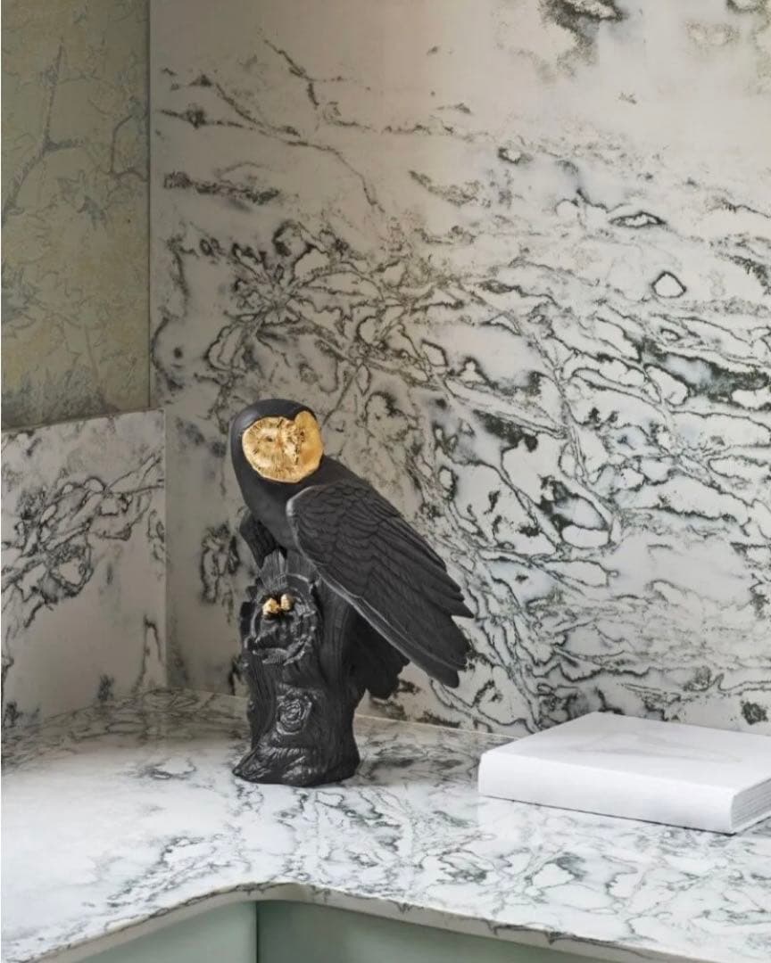 【新品未使用】リヤドロ LLADRO フクロウ (Bold Black)