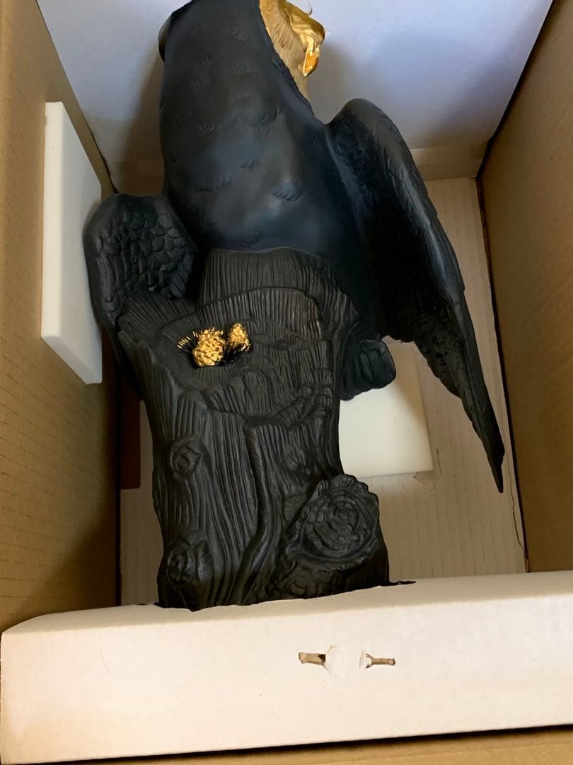 【新品未使用】リヤドロ LLADRO フクロウ (Bold Black)