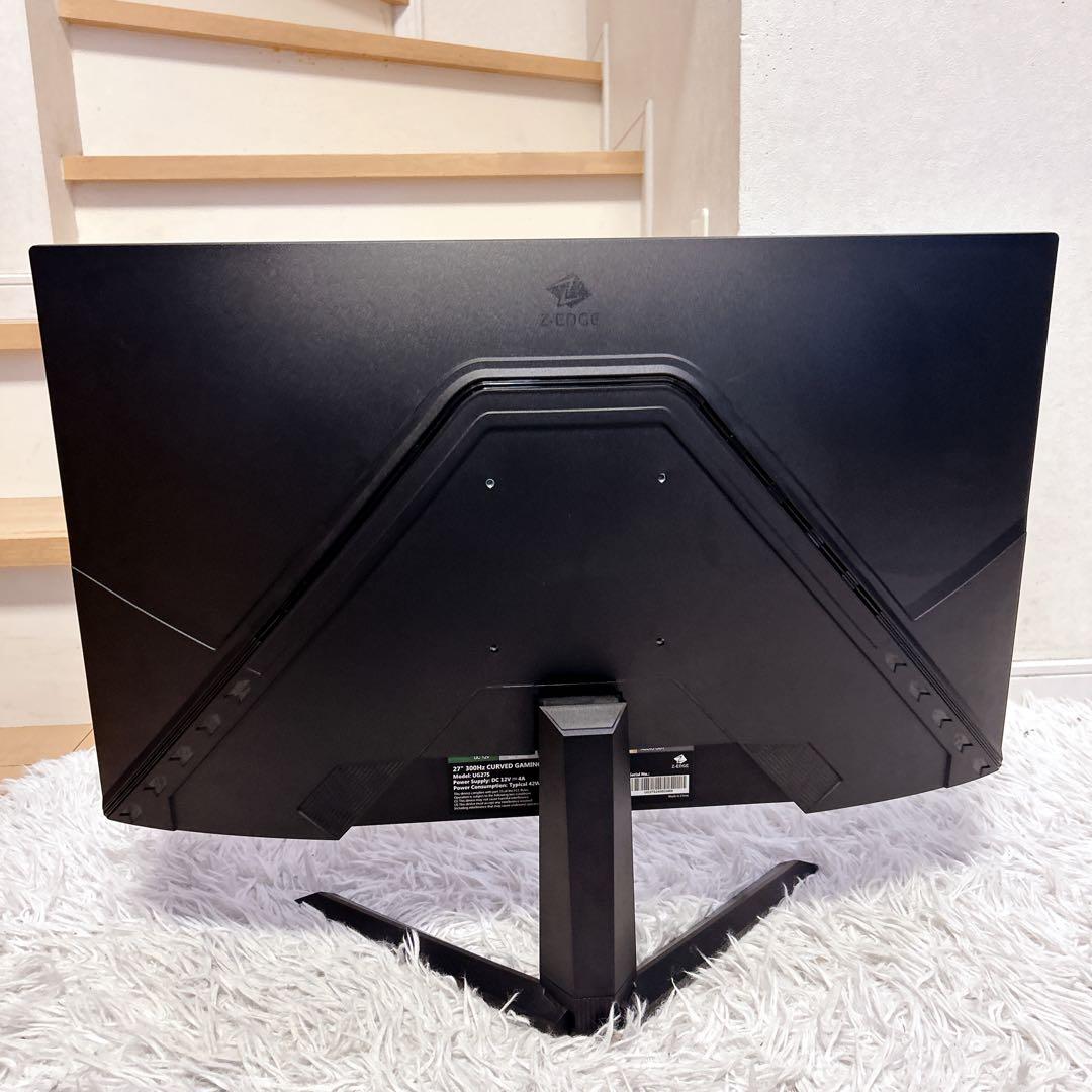 【美品】Z-EDGE UG27S 27インチ 湾曲 ゲーミング　モニター