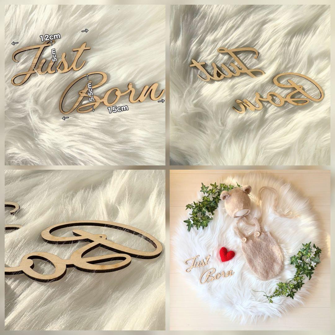 Lかごセット【ブラウン馬】♪ニューボーンフォト撮影衣装 小道具　干支　月齢フォト