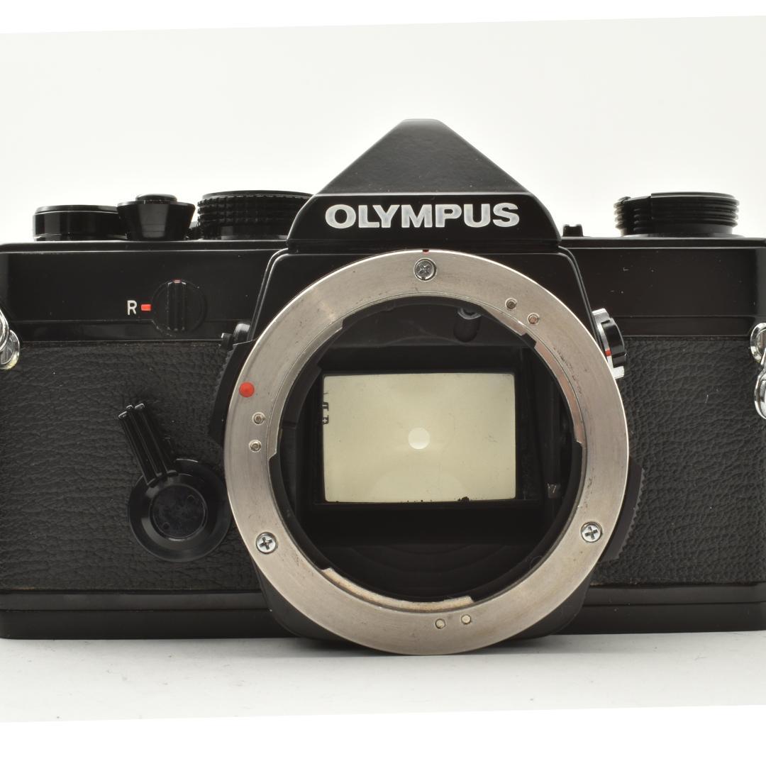 整備済 完動 Olympus OM-1ブラック 50mm F1.4 露出計OK