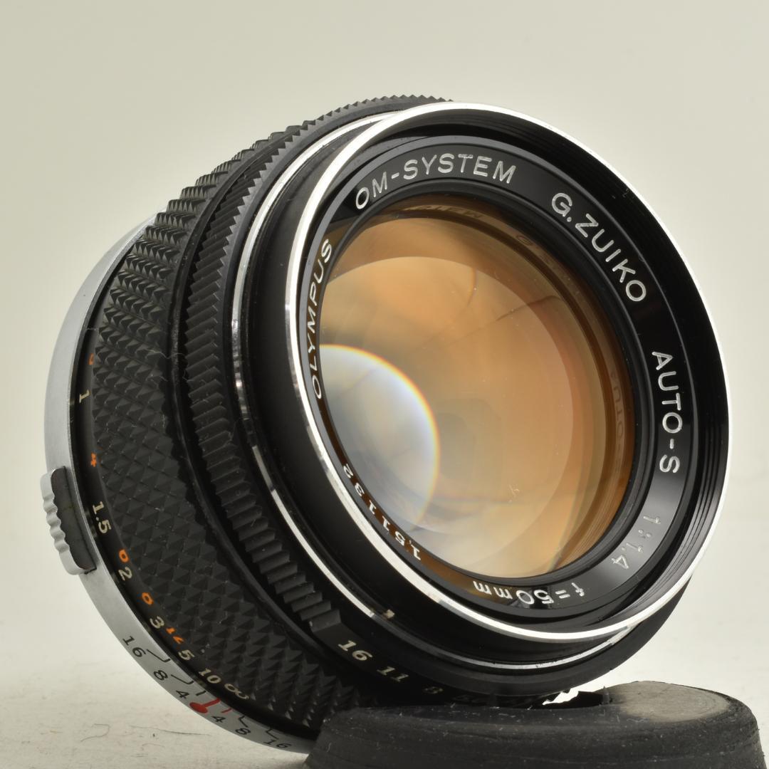 整備済 完動 Olympus OM-1ブラック 50mm F1.4 露出計OK