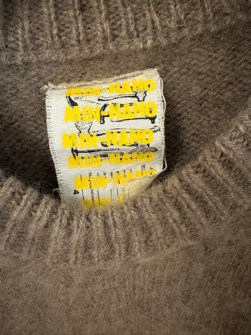 ミンナノ×ディガウェル エコカシミヤセーター