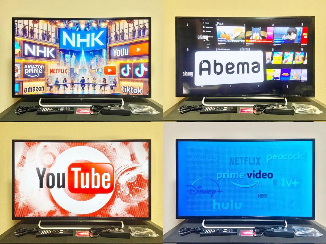 SONY 40V KDL-40W600B｜フルHD・リモコン＆B-CAS付