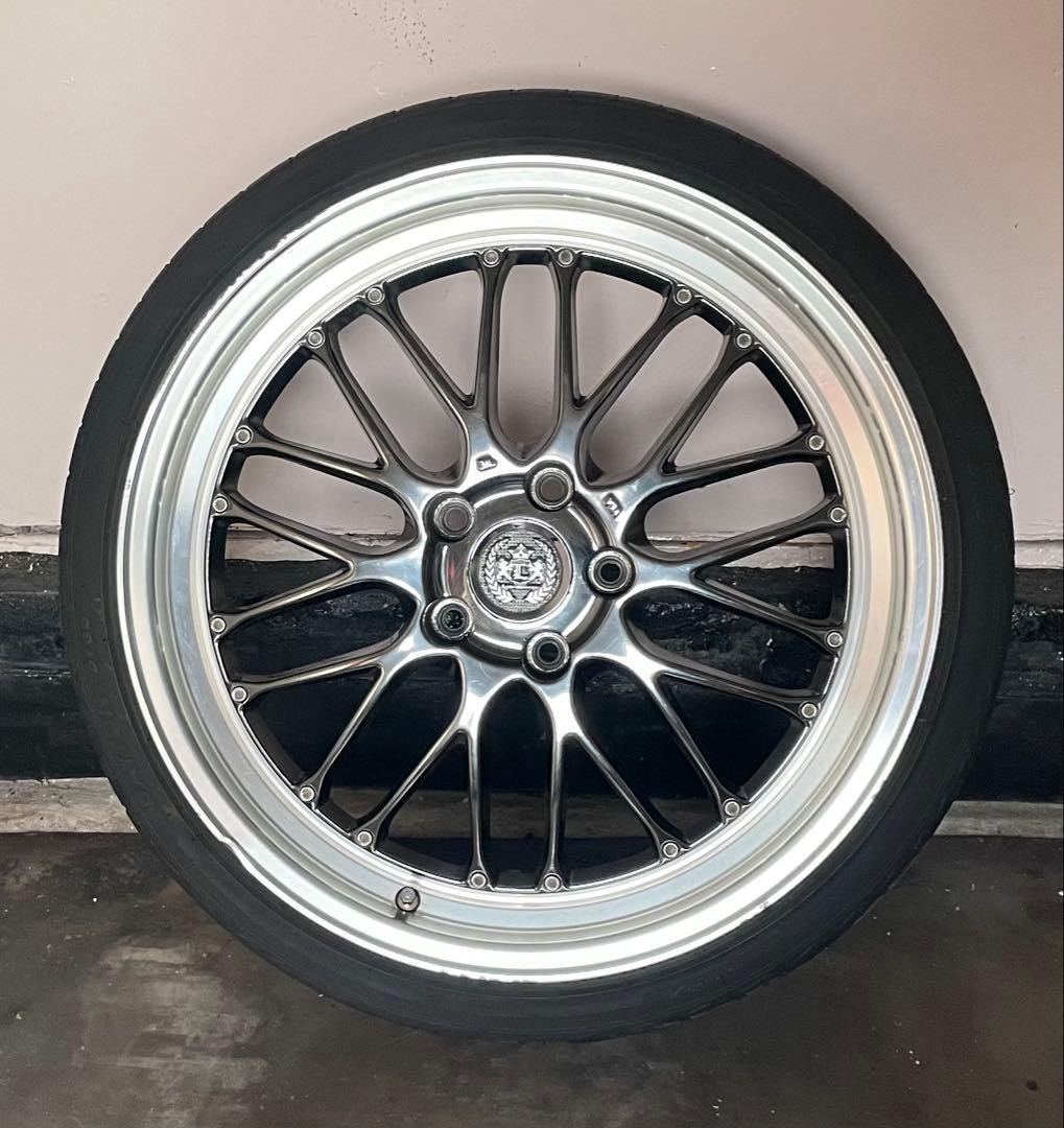 【送料込み】レアマイスター ブルネッロ 19インチ 8J+50 114.3 4本