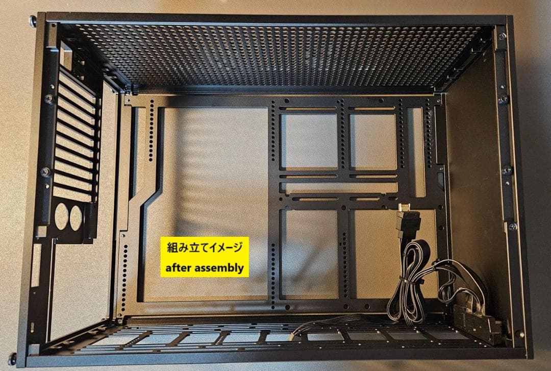 NCASE M2 ANGLE 黒 MATX SFF 組み立て式ケース