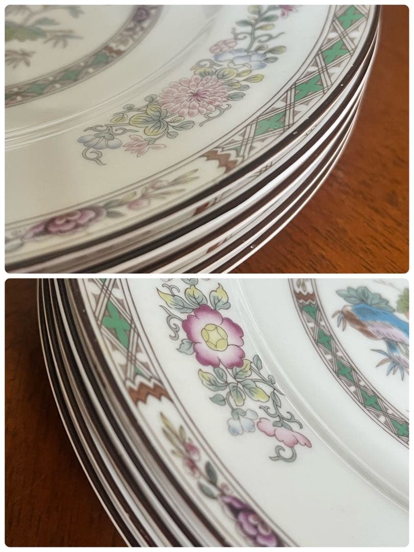 【美品】ウェッジウッド★クタニクレーン★デザート皿　5枚