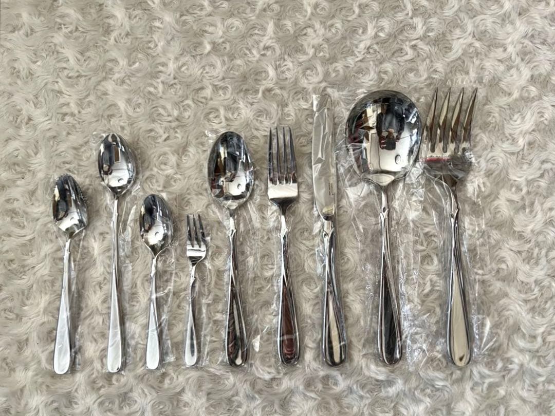 ヤマコ　カトラリーセット　フローラ　ディナーセット〈37本セット〉山崎金属工業