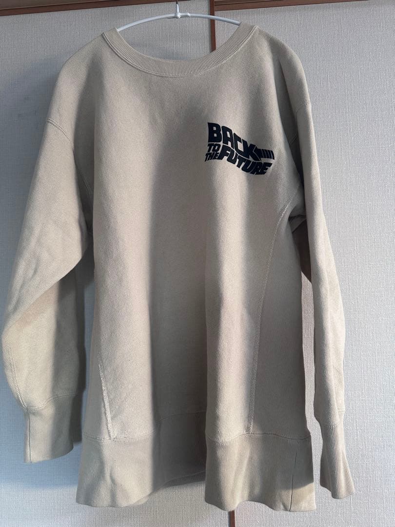 チャンピオン×バックトゥザフューチャー コラボリバースウィーブスウェットM
