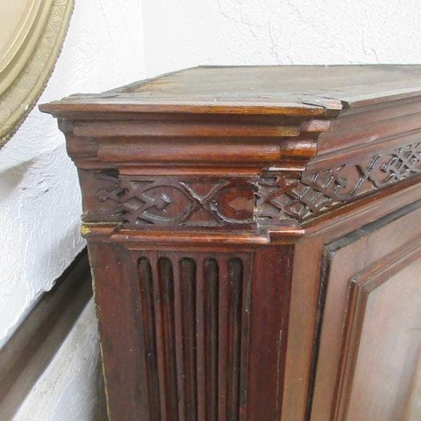 イギリス アンティーク 家具 コーナーキャビネット 飾り棚 英国 6298c