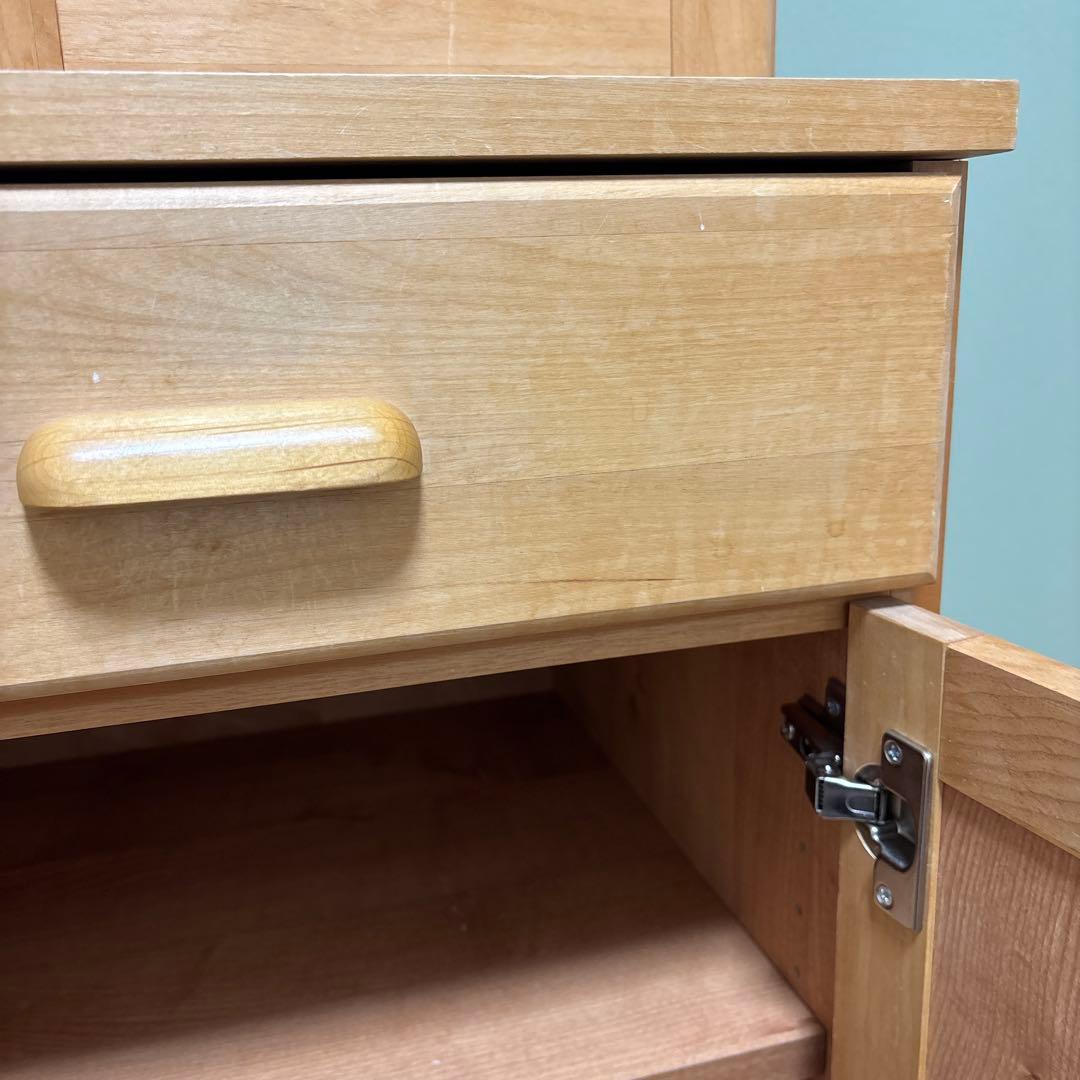 モモナチュラル　食器棚 カップボード