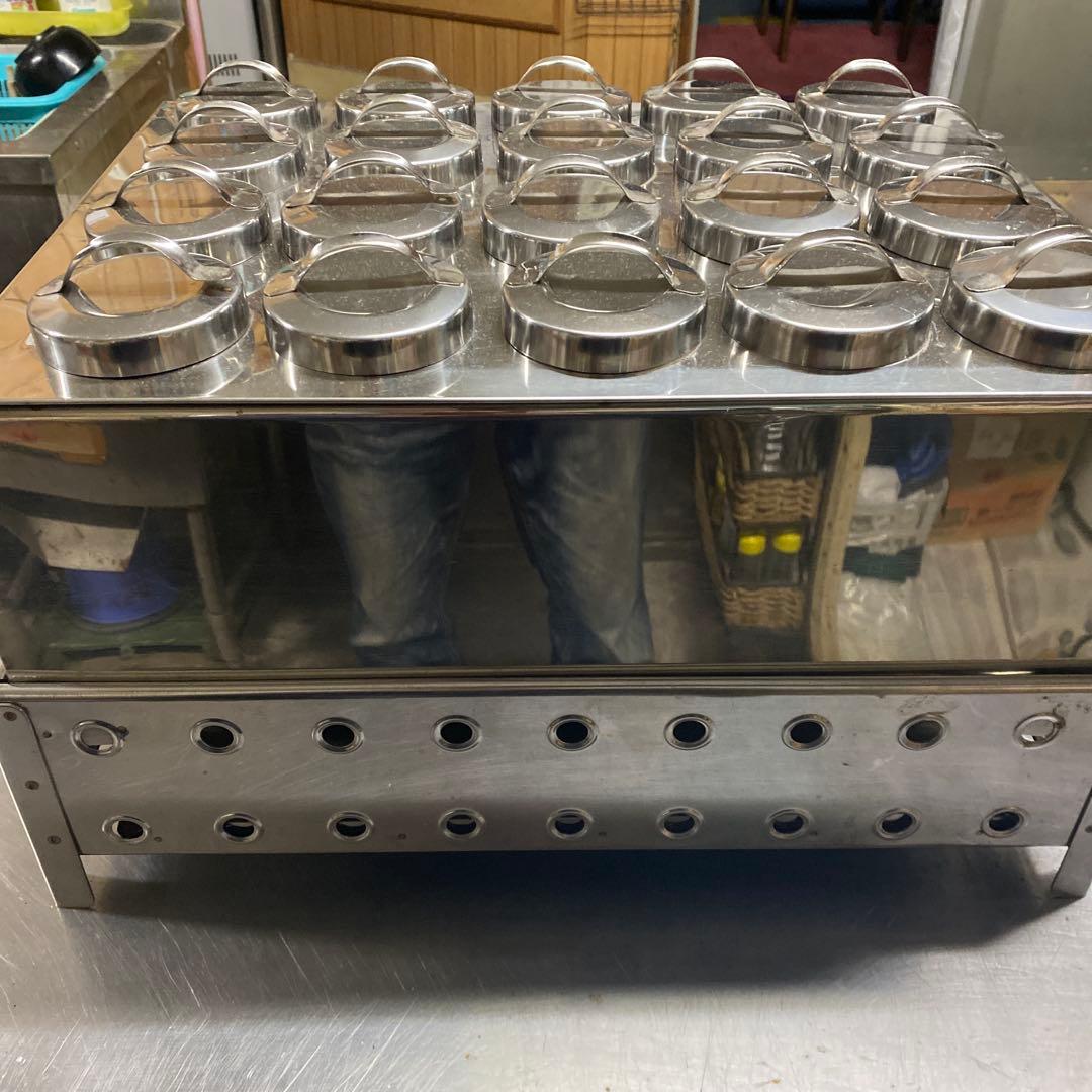 酒燗器　ステンレス　おでん鍋　都市ガス