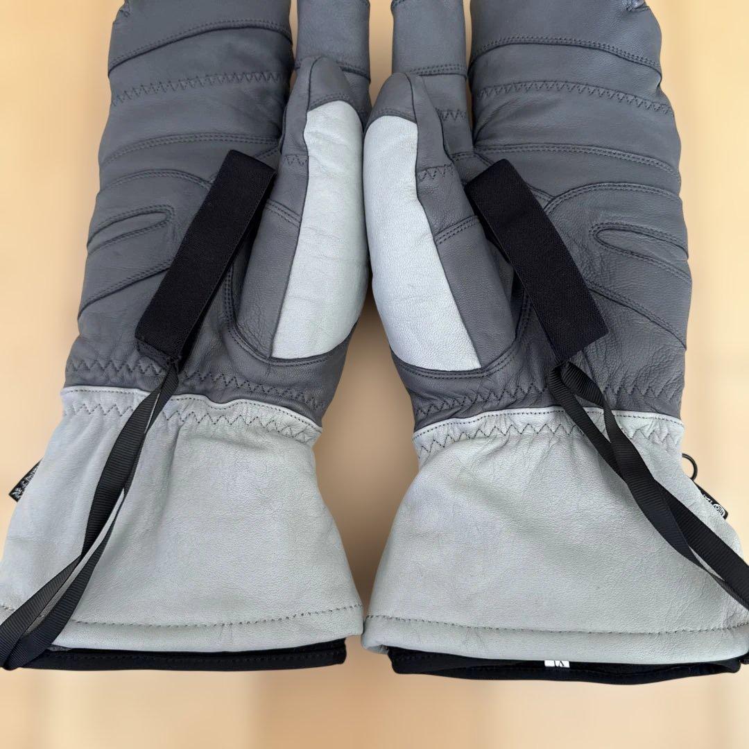 松岡手袋　3フィンガー　 インナー脱着タイプ　グレー　XLサイズ