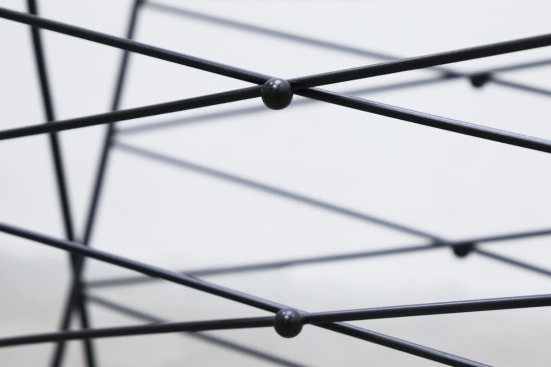 U.S. ヴィンテージ ワイヤー マガジンラック 雑誌 本 収納 モダン