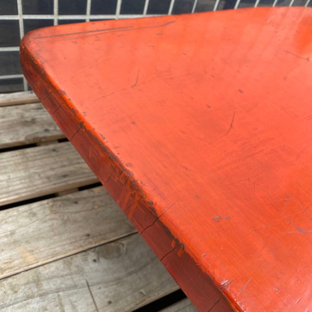 時代物 総漆塗り 座卓 テーブル 骨董品 明治 アンティーク家具