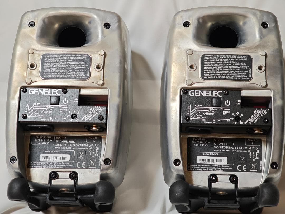 GENELEC 8020DRwM RAWフィニッシュ + オヤイデケーブル